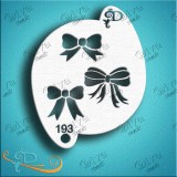 Diva Stencils 3 Bows for Accents